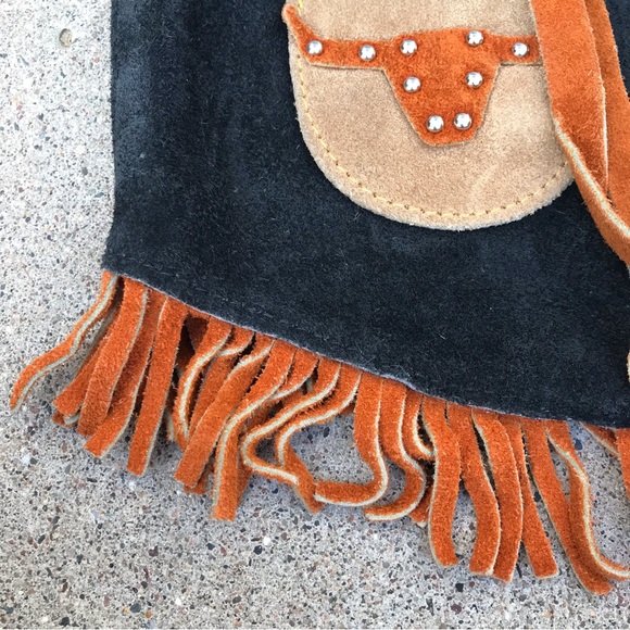 💙John R. Craighood Boys Suede Leather fringe Vest - Picture 8 of 10